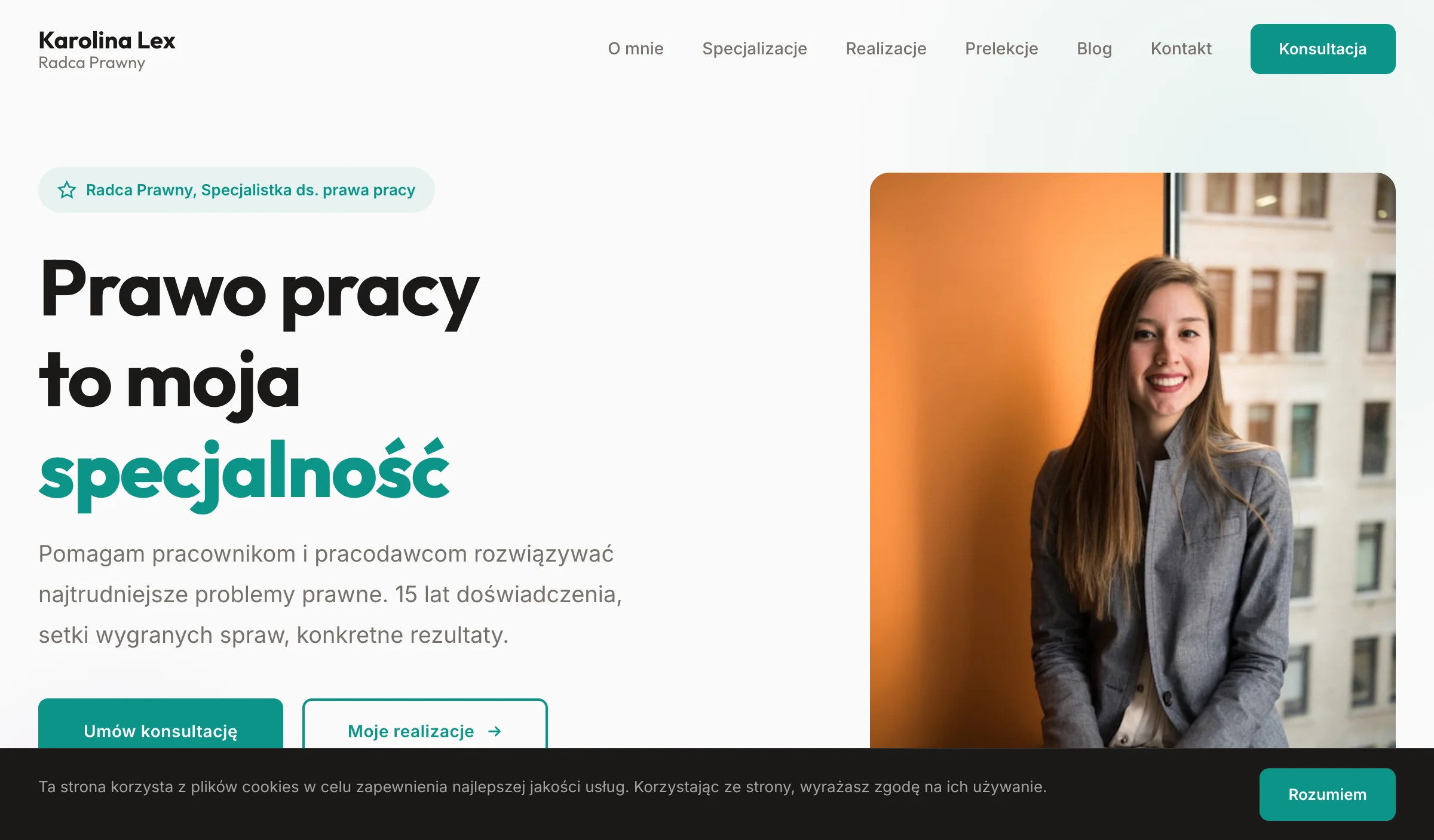 Marka Osobista Nowoczesna - demo strony